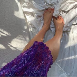Vintage Dresses - Vintage Micropleated Wrap Dress Vintage Dresses - Vintage Micropleated Wrap Dress